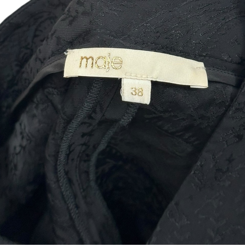 Maje Black Shorts Ruffle Pocket - Picture 4 of 8